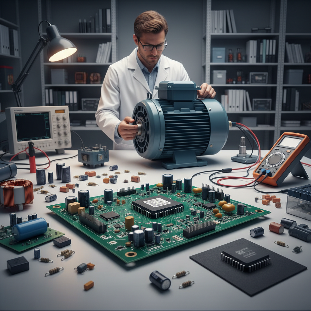 Genie Electrique - Circuit electronique et moteur electrique